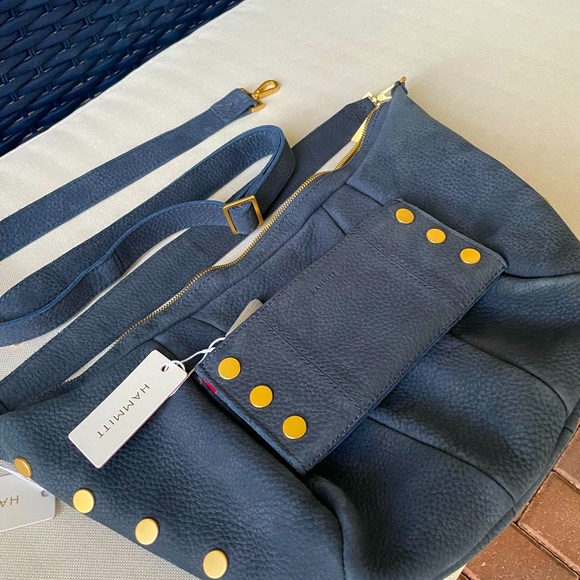 Hammitt Morgan Skylight Blue Suede - Picture 3 of 7